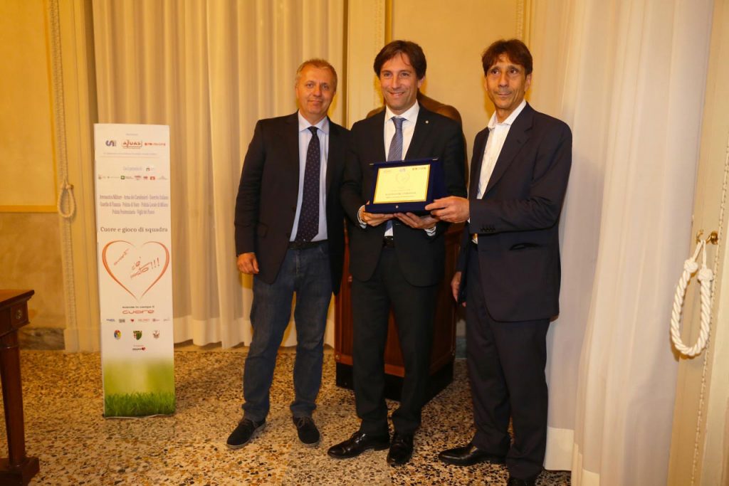 EDIZIONE 2016 - Presidente CSI Massimo Achini, Vice Pres. Regiono Lombardia Fabrizio Sala, President